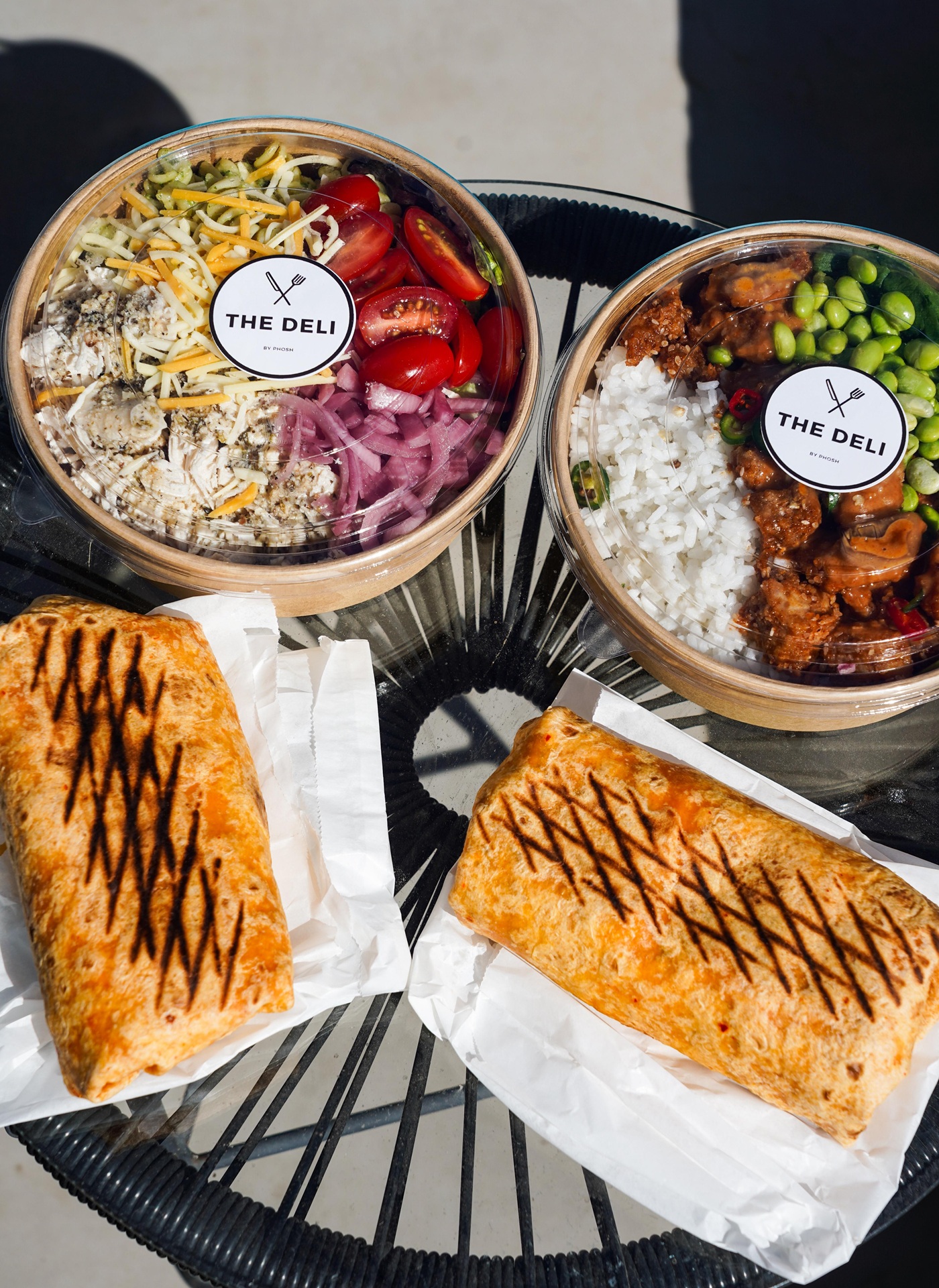 The Deli bowls and wraps