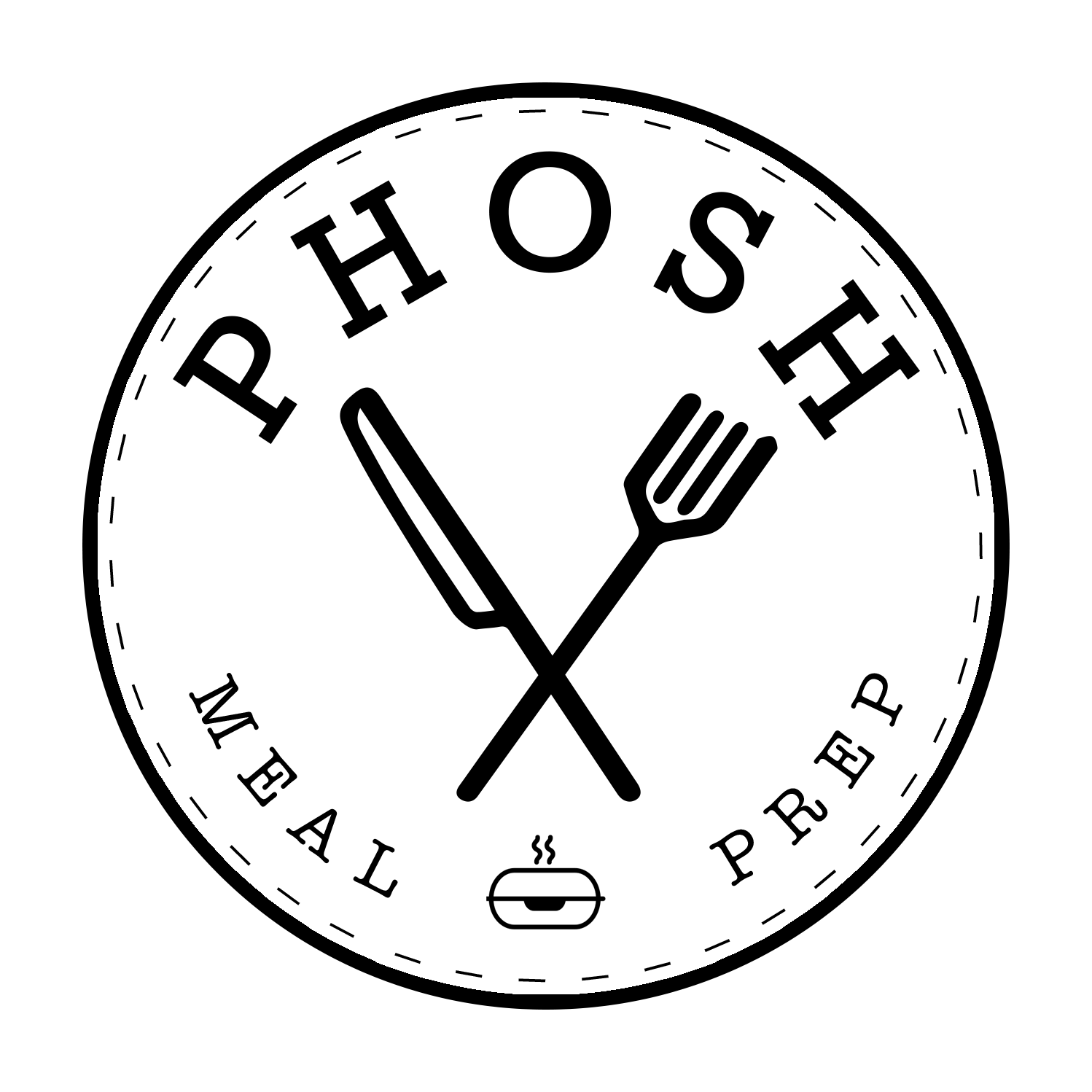 Phosh Food meal prep logo